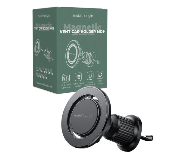 Mobile Origin Magnetic Vent Car Holder MO9 with Metal Plate - 1319542 - zdjęcie